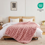 BENVWE Faux Fur Throw Blanket for Couch Bed - Image 2