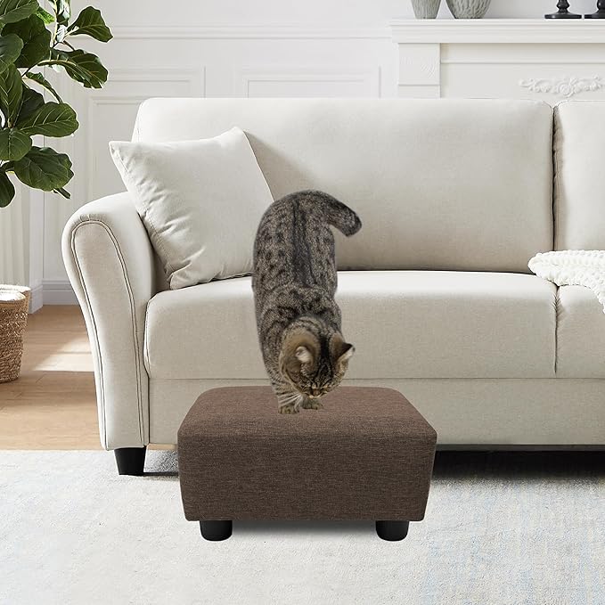 CAROLMADE Small Foot Stool Ottoman Footstool - Image 6