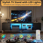LIKIMIO 2-in-1 TV Stand for 85 Inch TV, Entertainment Center - Image 3