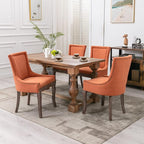 Modern Dining Chairs Set of 4, High Back Dining Chairs Side Chairs - Image 2