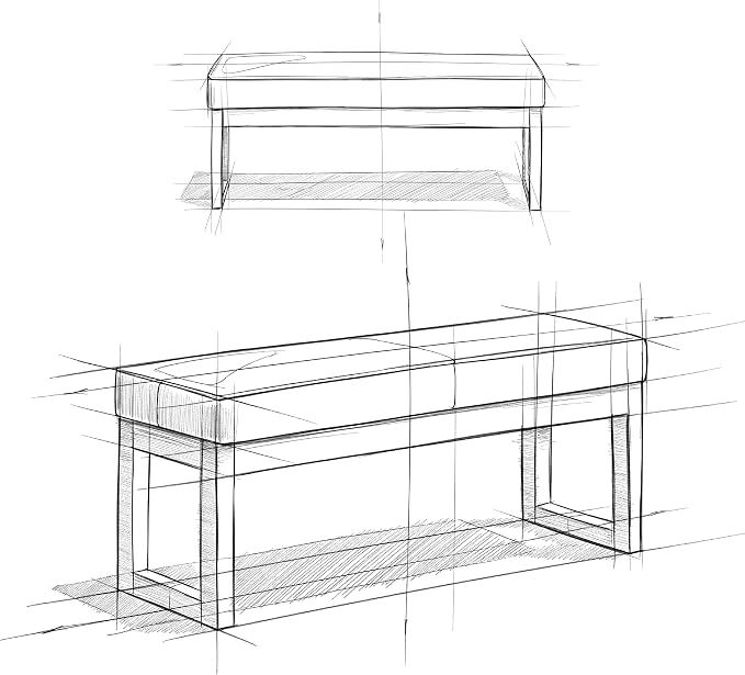 SIMPLIHOME Milltown Large Ottoman Bench - Image 9