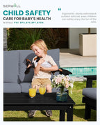 SERWALL HDPE Patio Furniture Set - Image 7