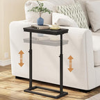 TUTOTAK End Table, Side Table, Tall Couch Table, Sofa Table, Living Room by ChoosetutotakFurnitureBuildYourCozyHome