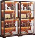 LELELINKY Farmhouse Display Cabinet Set of 2 by LELELINKY