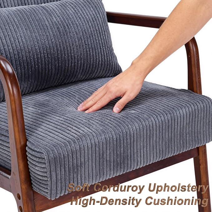 Set of 2 Mid Century Modern Accent Chair - Image 8