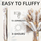 440PCS Natural Pampas Grass Mix Bouquet | Dried Pampas Bouquet - Image 7