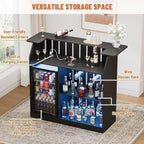 U-Shape Bar Table, Home Bar Unit - Image 4