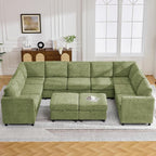 WUTUTUEE 25" Square Storage Ottoman - Image 7