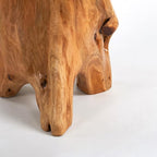 Greenage Cedar Roots Mushroom Accent Stool 12" x 15" x 13.5" Height Natural - Image 7