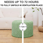 Plush Multi-Functional Ottoman Pouf – Ergonomic Ottoman Foot Rest - Image 2