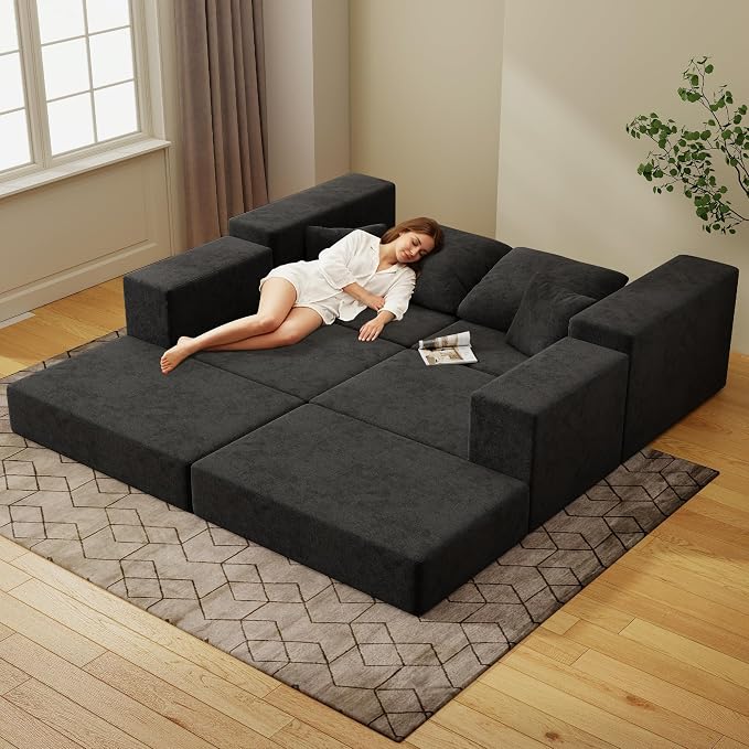 Cloud Modular Sectional Sofa, Comfy Boneless Couch - Image 2