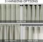Sage Curtains 95 inches Long 2 panels - Image 3