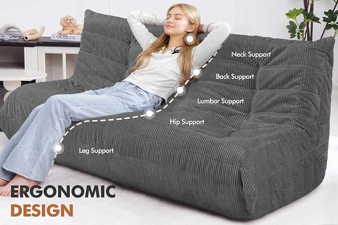 Bean Bag Chair, Giant Beanbag Chairs - Image 4