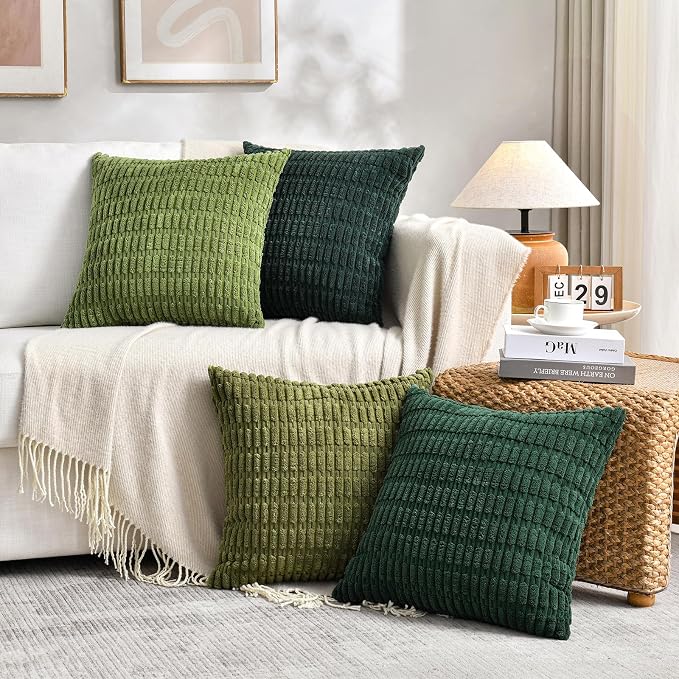 Fancy Homi 4 Packs Decorative Throw Pillow Covers - Image 6