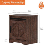 WAMPAT 24.3-inch Tall Farmhouse End Table - Image 2