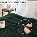 L'AGRATY Chunky Knit Throw Blanket - Image 3