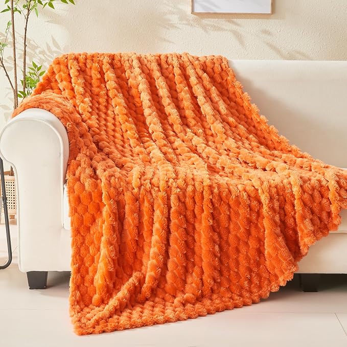 NEWCOSPLAY Fleece Clouds Cozy Twin Blanket - Image 8