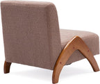 Oversized Accent Chair, upholstered armless mid Century Modern Living Room Chair - Image 9
