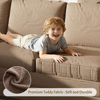 King Size Sleeper Sofas Convertible Couches, Oversized 6-Seat Sectional Sofa - Image 6