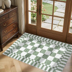 GarveeHome Checkered Washable 2x3 Rug Small Area Rugs Non-Slip - Image 3