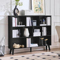 LEYAOYAO 10 Cube Bookshelf, 3 Tier Vintage 55" Wide Bookcase by LEYAOYAO-Findtheshiningpointofyourideallife%EF%BC%81