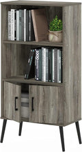 Furinno MIDCENTURY Storage Shelves, Mid-Century Style Accent Storage Cabinet by Furinno-FitsYourSpaceFitsYourBudget