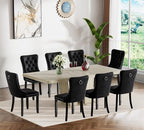 Henf 9 Pieces Extendable Dining Table Set by Henf