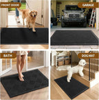 Front Door Mat, Heavy Duty Waterproof Doormat 35.5"x24", Stain Fade Resistant - Image 8