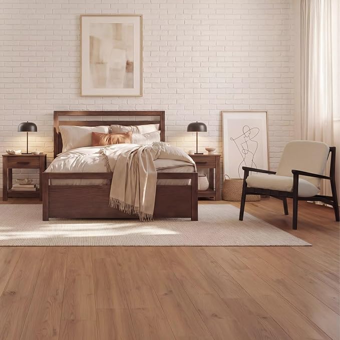 Grain Wood Furniture Loft Queen Size Solid Wood Bed, Brushed Mocha - Image 4