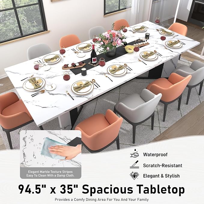 Hlivelood 94Inch Large Dining Table - Image 6