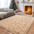 Pionblank Large Rug for Living Room 6x9, Modern Soft Shag Area Rug, Camel | by PIONBLANK