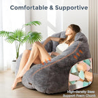MAXYOYO Giant Bean Bag Chair, Oversized Bean Bag Couch - Image 8