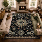Vacuum-Friendly, 10x12 Washable Area Rug by meejou
