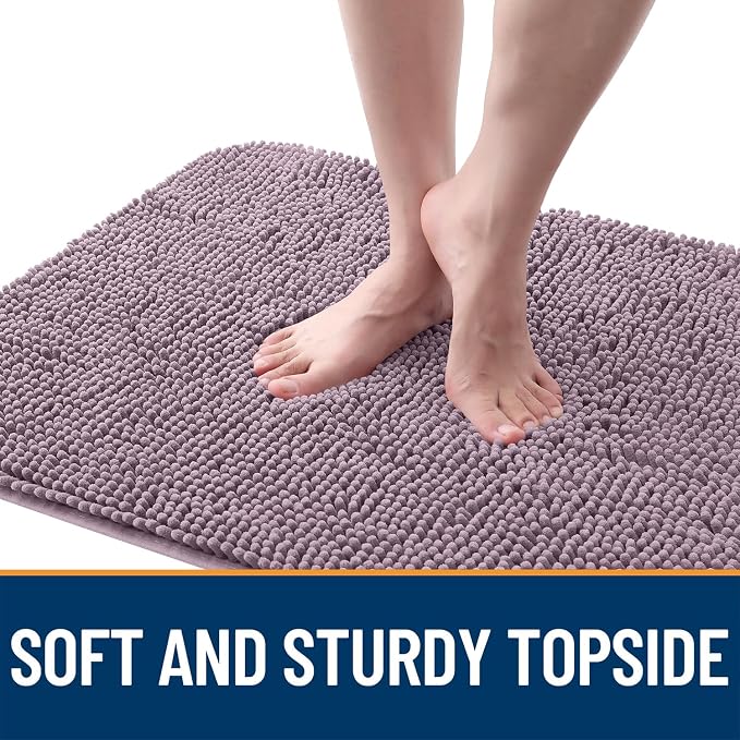 OLANLY Dog Door Mat for Muddy Paws 40x24, Super Absorbent Chenille Mud Mat | - Image 4