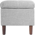 Homepop Home Decor | Tufted Ainsley Button Storage Ottoman Bench - Image 10