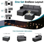 SUNLEI 4-Piece Patio Furniture Set - Image 6