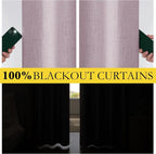 NICETOWN 100% Blackout Curtains - Image 4