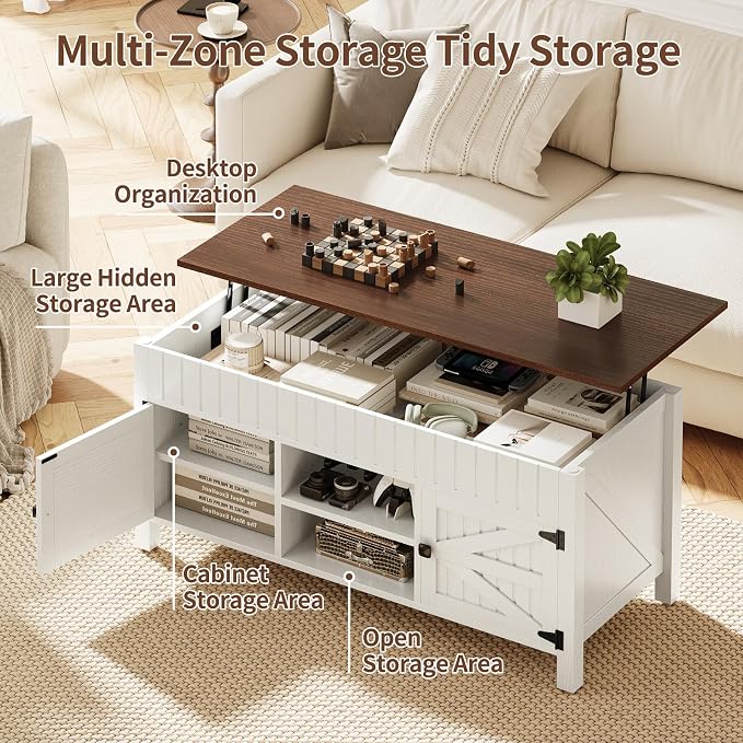 47.3“ Lift Top Coffee Table - Image 4