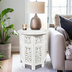 COTTON CRAFT Solid Wood Accent End Table - Image 4