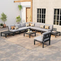 Stoog Modular Patio Sofa Set, 11-Piece Outdoor Sectional Sofa Set by Stoog