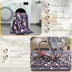 Area Rugs for Living Room, 6x9 Washable Vintage Rug for Bedroom, Non-Slip - Image 4