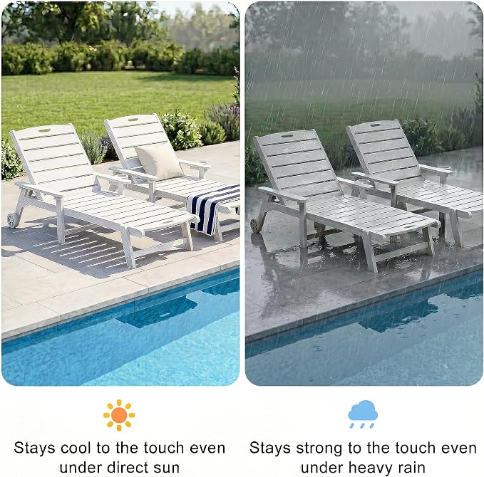 Outdoor Lounge Chair Set of 2 - Image 6