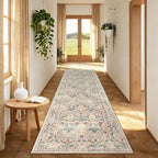 GarveeHome Washable Runner Rug 2x6, Non Slip Floral Kitchen Runner - Image 2