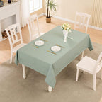 BALCONY & FALCON Rectangle Tablecloth Washable Wrinkle Resistant and Water - Image 5