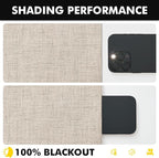 MIULEE 100% Blackout Linen Curtains - Image 7
