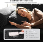 ELUCHANG 114" Oversized V-Shaped Cloud Couch Modular Sectional Sofa - Image 4