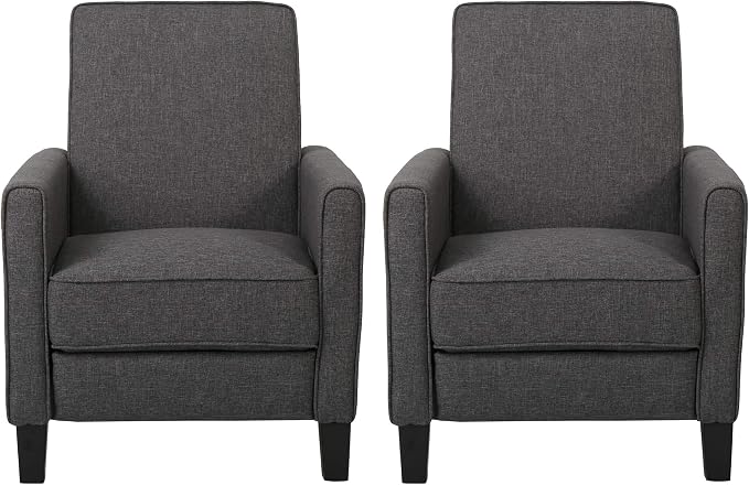Christopher Knight Home Emmie Fabric Recliner, Dark Brown by ChristopherKnightHome