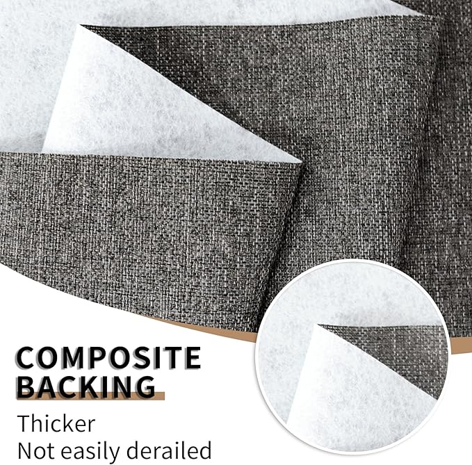 Heavy Linen Fabric 40x57 Inches, 1.2mm Thickness, Plain Solid Color Cloth - Image 2