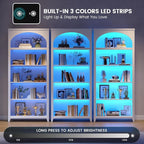 Dystler 5-Tier Arched Bookshelf - Image 4