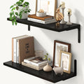 Fun Memories Deep Floating Shelves, 24W x 8D Floating Shelves Set of 2 by FunMemories
